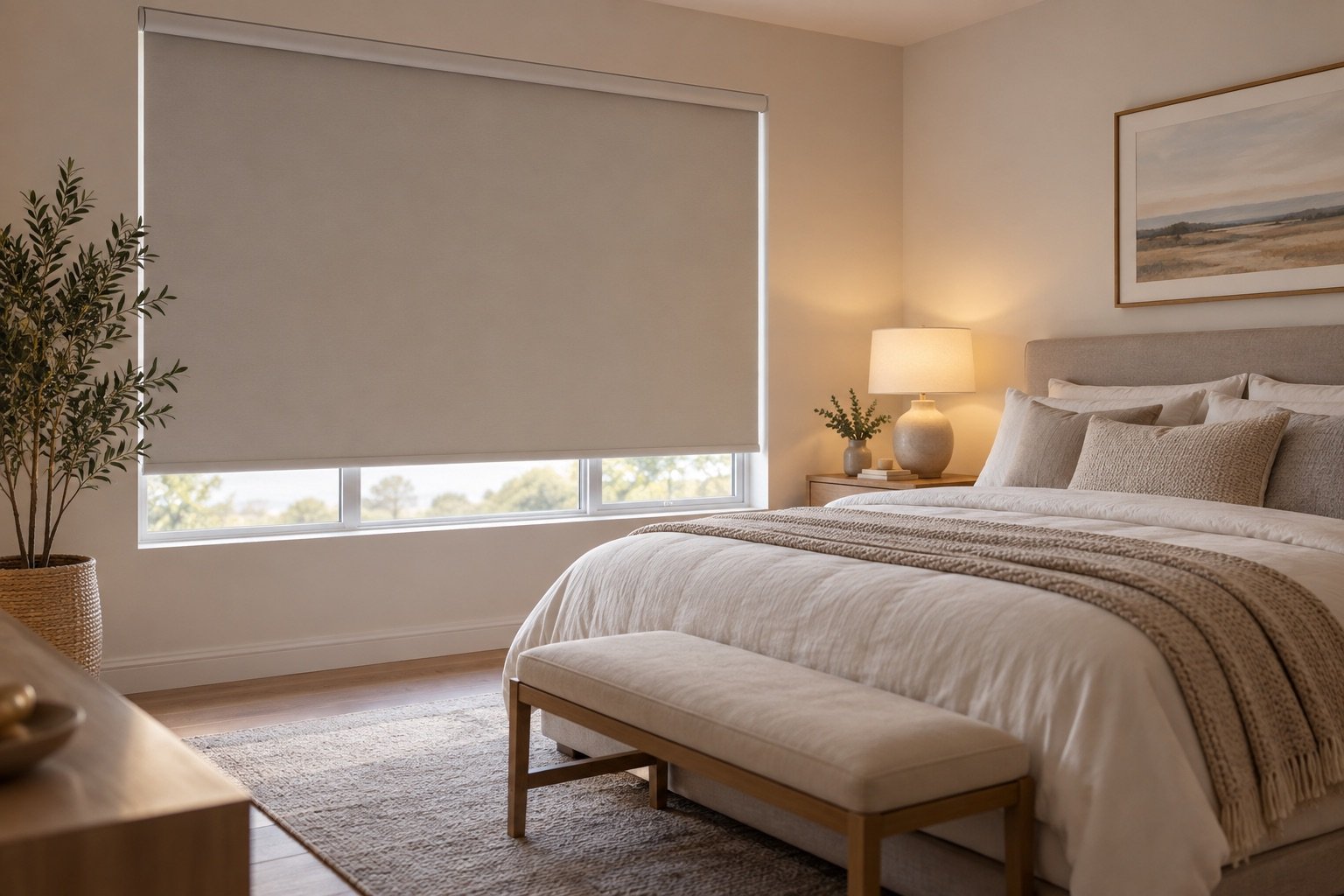 Best Roller Blinds for Bedrooms for an Edmonton home