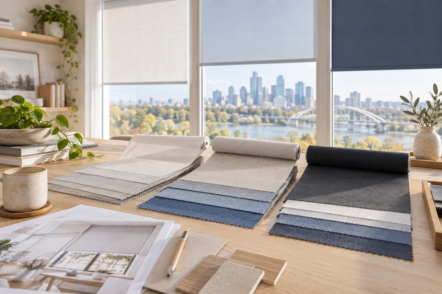 How to Choose Roller Blind Fabric for an Edmonton home